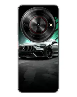 Чехол для ZTE Nubia Focus 5G с картинкой «Темный Mercedes AMG»