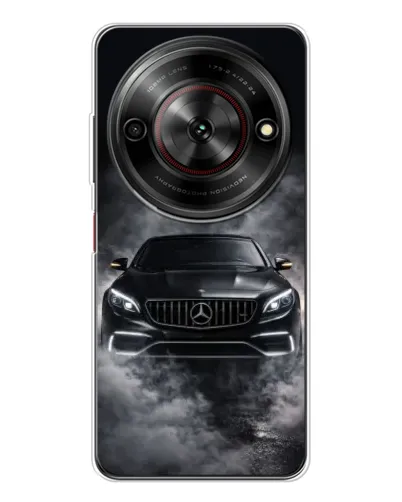 Чехол для ZTE Nubia Focus 5G с картинкой «Mercedes в дыму» Чехол для ZTE Nubia Focus 5G с картинкой «Mercedes в дыму»