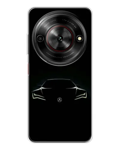 Чехол для ZTE Nubia Focus 5G с картинкой «Mercedes — силуэт авто» Чехол для ZTE Nubia Focus 5G с картинкой «Mercedes — силуэт авто»