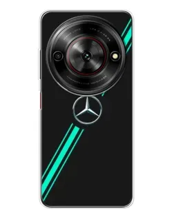 Чехол для ZTE Nubia Focus 5G с картинкой «Спортивные линии Mercedes» Чехол для ZTE Nubia Focus 5G с картинкой «Спортивные линии Mercedes»