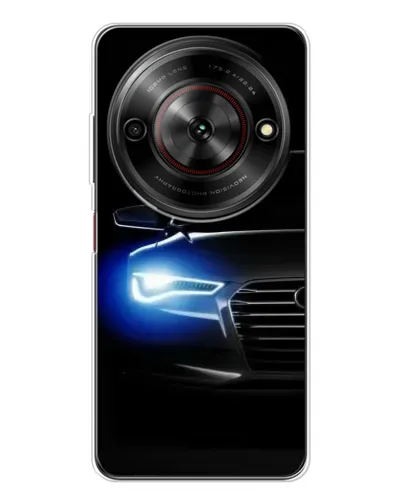 Чехол для ZTE Nubia Focus 5G с картинкой «Неоновый взгляд Audi» Чехол для ZTE Nubia Focus 5G с картинкой «Неоновый взгляд Audi»