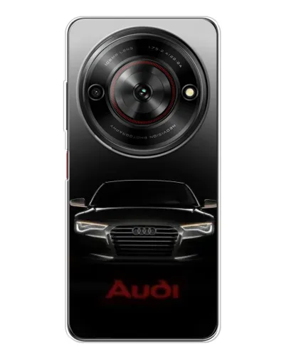 Чехол для ZTE Nubia Focus 5G с картинкой «Audi — градиентный контур» Чехол для ZTE Nubia Focus 5G с картинкой «Audi — градиентный контур»