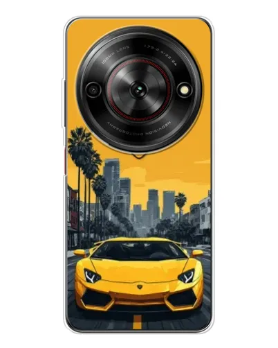 Чехол для ZTE Nubia Focus 5G с картинкой «Желтый Lamborghini город» Чехол для ZTE Nubia Focus 5G с картинкой «Желтый Lamborghini город»