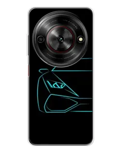 Чехол для ZTE Nubia Focus 5G с картинкой «Голубой силуэт Lamborghini» Чехол для ZTE Nubia Focus 5G с картинкой «Голубой силуэт Lamborghini»