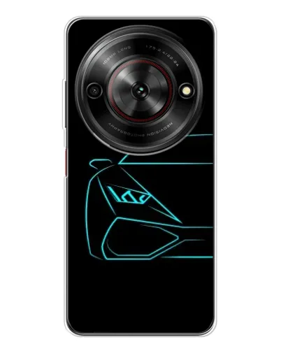 Чехол для ZTE Nubia Focus 5G с картинкой «Голубой силуэт Lamborghini» Чехол для ZTE Nubia Focus 5G с картинкой «Голубой силуэт Lamborghini»