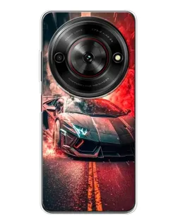 Чехол для ZTE Nubia Focus 5G с картинкой «Lamborghini красный дым» Чехол для ZTE Nubia Focus 5G с картинкой «Lamborghini красный дым»