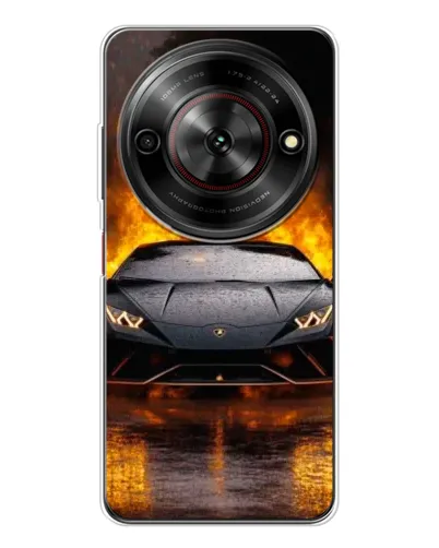 Чехол для ZTE Nubia Focus 5G с картинкой «Lamborghini в огне» Чехол для ZTE Nubia Focus 5G с картинкой «Lamborghini в огне»
