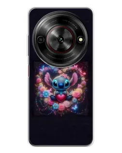 Чехол для ZTE Nubia Focus 5G с картинкой «Stitch в цветах» Чехол для ZTE Nubia Focus 5G с картинкой «Stitch в цветах»