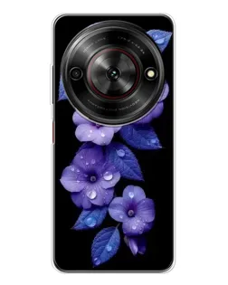 Чохол для ZTE Nubia Focus 5G з картинкою «Фіолетові квіти з росою» Чохол для ZTE Nubia Focus 5G з картинкою «Фіолетові квіти з росою»