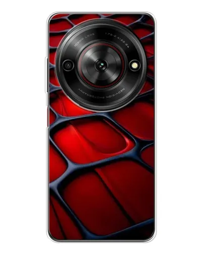 Чехол для ZTE Nubia Focus 5G с картинкой «Красная глянцевая сетка» Чехол для ZTE Nubia Focus 5G с картинкой «Красная глянцевая сетка»