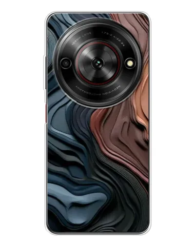 Чехол для ZTE Nubia Focus 5G с картинкой «Цветные волны каньона» Чехол для ZTE Nubia Focus 5G с картинкой «Цветные волны каньона»