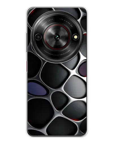 Чехол для ZTE Nubia Focus 5G с картинкой «Объемная темная решетка» Чехол для ZTE Nubia Focus 5G с картинкой «Объемная темная решетка»
