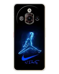 Чехол для ZTE Nubia Focus Pro с картинкой «Jordan Neon Blue» Чехол для ZTE Nubia Focus Pro с картинкой «Jordan Neon Blue»