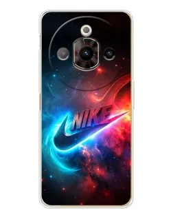 Чехол для ZTE Nubia Focus Pro с картинкой «Огненный логотип Nike»
