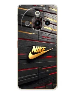 Чехол для ZTE Nubia Focus Pro с картинкой «Золотой Nike на металле»