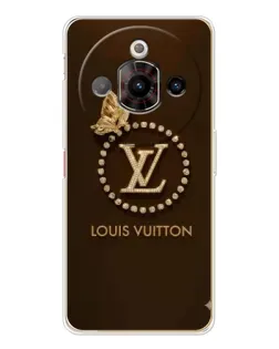 Чехол для ZTE Nubia Focus Pro с картинкой «LV — золотая печать»