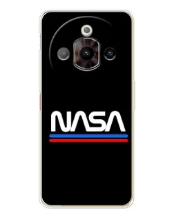 Чехол для ZTE Nubia Focus Pro с картинкой «NASA — классика Red Blue»