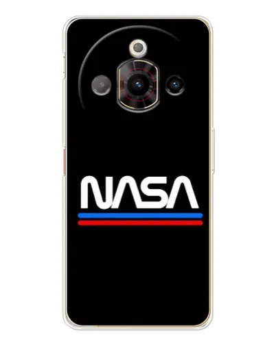 Чехол для ZTE Nubia Focus Pro с картинкой «NASA — классика Red Blue»