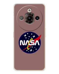 Чехол для ZTE Nubia Focus Pro с картинкой «NASA — ретро космос»