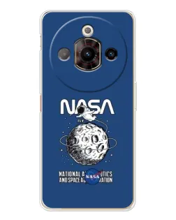 Чехол для ZTE Nubia Focus Pro с картинкой «NASA — лунная миссия»