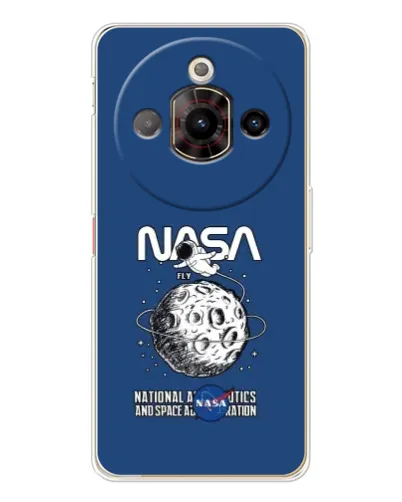 Чехол для ZTE Nubia Focus Pro с картинкой «NASA — лунная миссия»