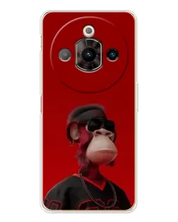 Чехол для ZTE Nubia Focus Pro с картинкой «Bored Ape в красном» Чехол для ZTE Nubia Focus Pro с картинкой «Bored Ape в красном»