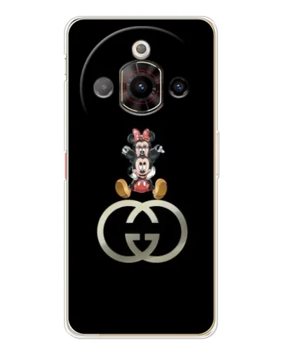 Чехол для ZTE Nubia Focus Pro с картинкой «Минни Маус на лого»