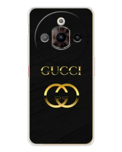 Чехол для ZTE Nubia Focus Pro с картинкой «Золотой логотип Gucci»