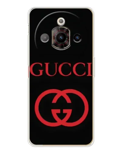 Чехол для ZTE Nubia Focus Pro с картинкой «Gucci — красный логотип»