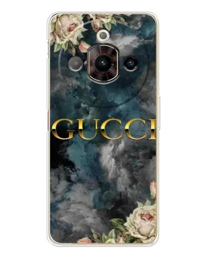 Чехол для ZTE Nubia Focus Pro с картинкой «Абстрактные цветы Gucci»