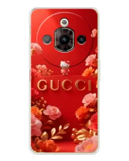 Чехол для ZTE Nubia Focus Pro с картинкой «Gucci — золотой сад»