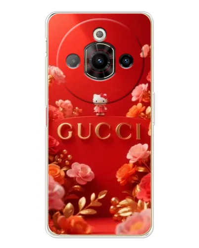Чехол для ZTE Nubia Focus Pro с картинкой «Gucci — золотой сад»