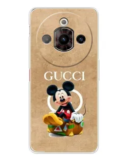 Чехол для ZTE Nubia Focus Pro с картинкой «Микки Маус Gucci — крафт»