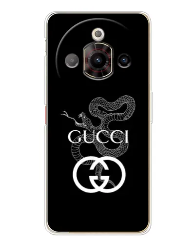 Чехол для ZTE Nubia Focus Pro с картинкой «Gucci — серебряная змея»