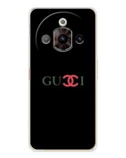 Чехол для ZTE Nubia Focus Pro с картинкой «Gucci — красный градиент»
