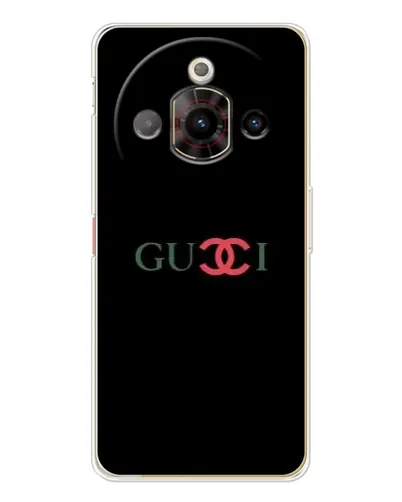 Чехол для ZTE Nubia Focus Pro с картинкой «Gucci — красный градиент»