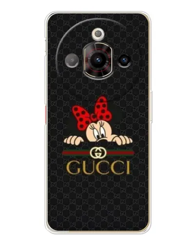 Чехол для ZTE Nubia Focus Pro с картинкой «Минни Маус Gucci — черный»