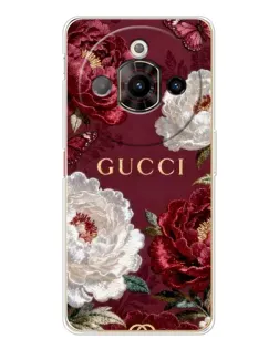Чехол для ZTE Nubia Focus Pro с картинкой «Gucci — бордовые розы»