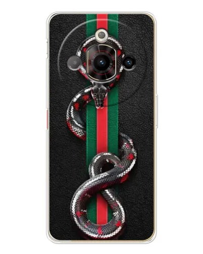 Чехол для ZTE Nubia Focus Pro с картинкой «Gucci — змея на полосе» Чехол для ZTE Nubia Focus Pro с картинкой «Gucci — змея на полосе»