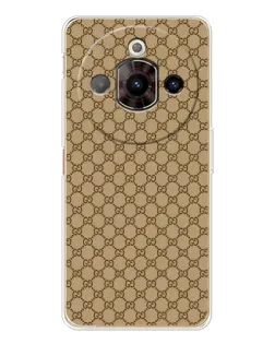 Чехол для ZTE Nubia Focus Pro с картинкой «Gucci — классический беж»