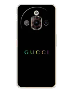 Чехол для ZTE Nubia Focus Pro с картинкой «Gucci — неоновый минимализм»