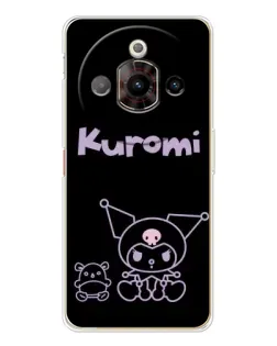 Чехол для ZTE Nubia Focus Pro с картинкой «Kuromi — черный минимализм» Чехол для ZTE Nubia Focus Pro с картинкой «Kuromi — черный минимализм»