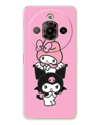 Чехол для ZTE Nubia Focus Pro с картинкой «My Melody и Kuromi» Чехол для ZTE Nubia Focus Pro с картинкой «My Melody и Kuromi»