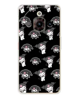 Чехол для ZTE Nubia Focus Pro с картинкой «Черный паттерн Kuromi» Чехол для ZTE Nubia Focus Pro с картинкой «Черный паттерн Kuromi»