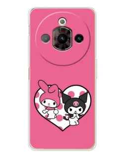 Чехол для ZTE Nubia Focus Pro с картинкой «Kuromi и My Melody» Чехол для ZTE Nubia Focus Pro с картинкой «Kuromi и My Melody»
