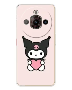 Чехол для ZTE Nubia Focus Pro с картинкой «Kuromi и сердце» Чехол для ZTE Nubia Focus Pro с картинкой «Kuromi и сердце»