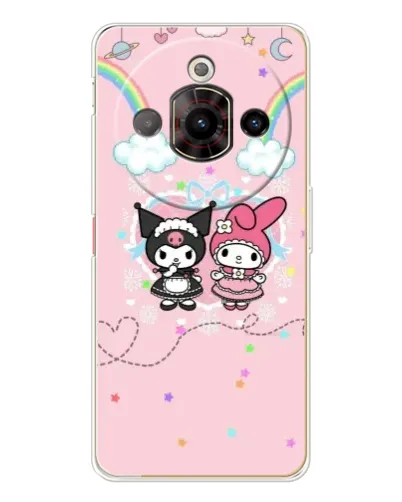 Чехол для ZTE Nubia Focus Pro с картинкой «My Melody и Kuromi» Чехол для ZTE Nubia Focus Pro с картинкой «My Melody и Kuromi»