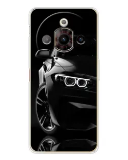 Чехол для ZTE Nubia Focus Pro с картинкой «Черная BMW — профиль» Чехол для ZTE Nubia Focus Pro с картинкой «Черная BMW — профиль»