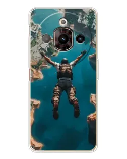 Чехол для ZTE Nubia Focus Pro с картинкой «PUBG — свободное падение»