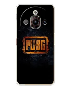 Чехол для ZTE Nubia Focus Pro с картинкой «PUBG — золотой логотип»